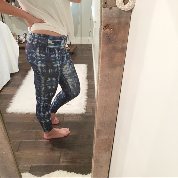 ODODOS yoga spandex geometric print leggings - Picture 7 of 9